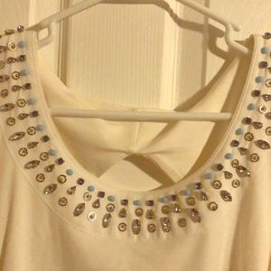 Off white shirt sleeve never worn shirt